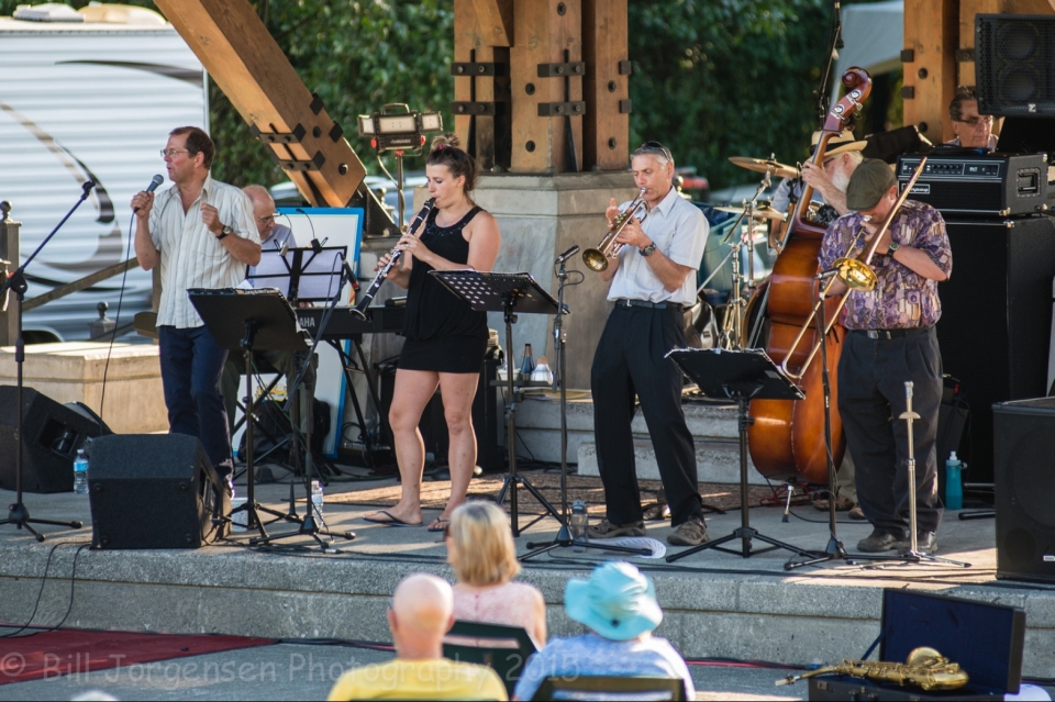 Ralph Barrat & The Sharp Seven at Simms Park, Courtenay, BC, 31 Aug, 2014